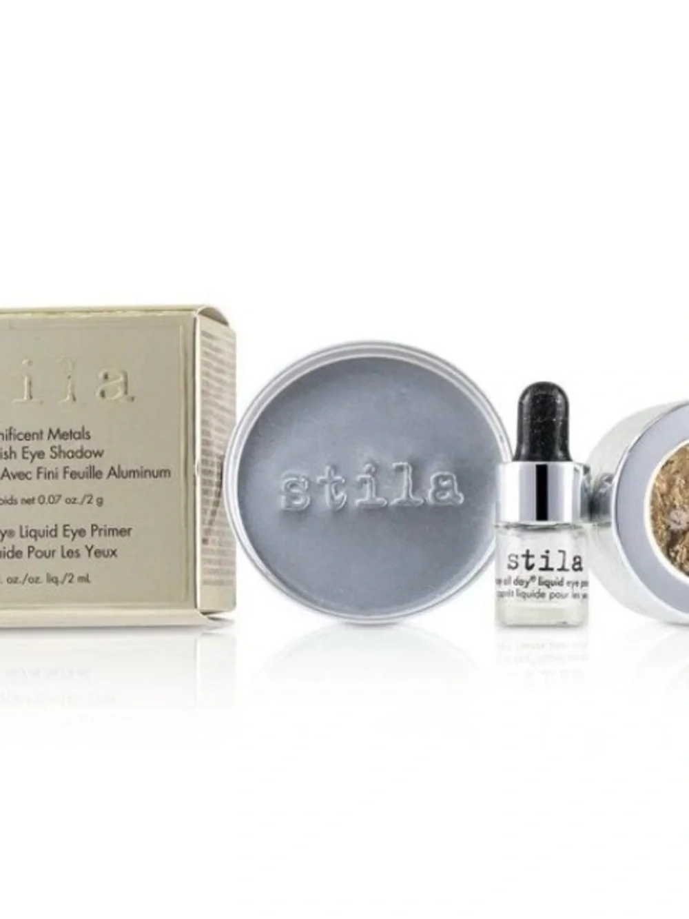 Stila Magnificent Metals Foil Finish Eye Shadow Kitten & Metallic Gilded Gold